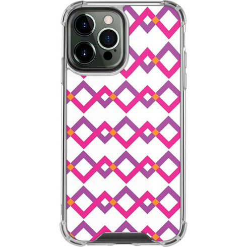 Chevron White Out iPhone 13 Pro Max Clear Case